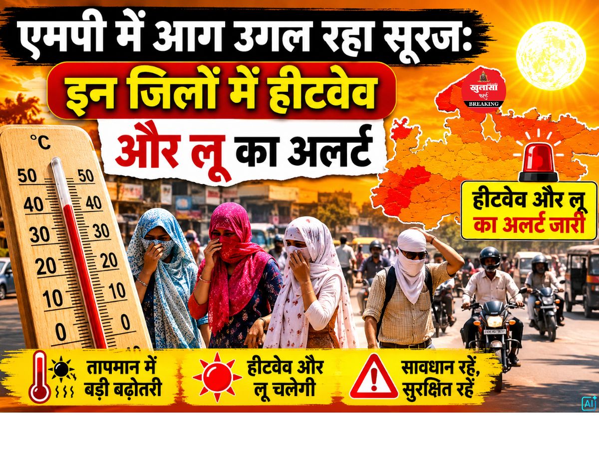 एमपी में आग उगल रहा सूरज