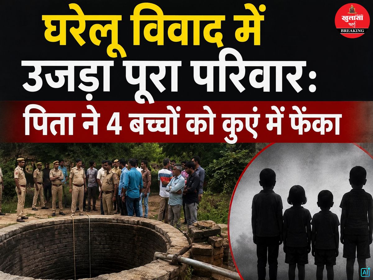 घरेलू विवाद में उजड़ा पूरा परिवार