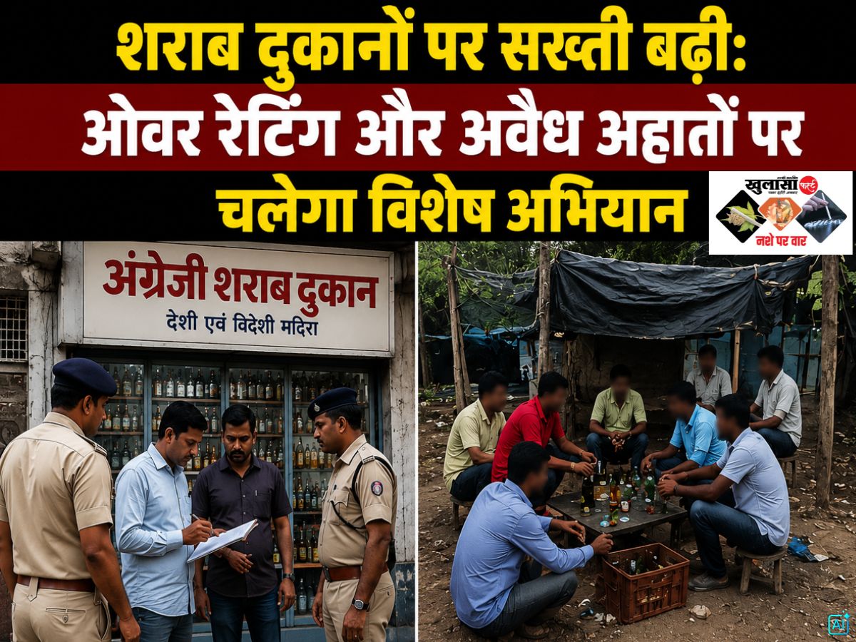 शराब दुकानों पर सख्ती बढ़ी