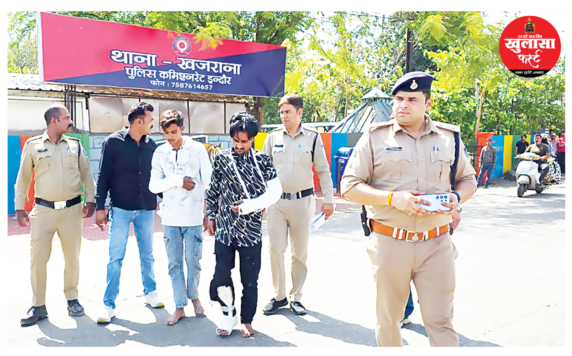 हमलावर दो बदमाश 24 घंटे में हुए गिरफ्तार